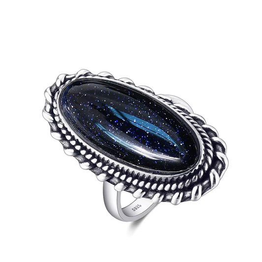 Desert Bloom Turquoise Ring – A Statement of Earthy Elegance